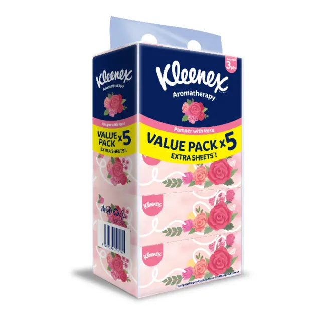 Kleenex Fac Tiss Rose Essen 80×5 3ply