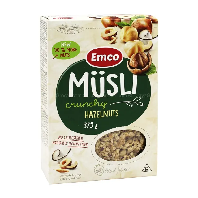 Emco Nuts and Honey Musli Bars 105g