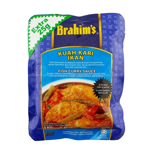 Brahim Mre Beef Curry Wt Potato 180g