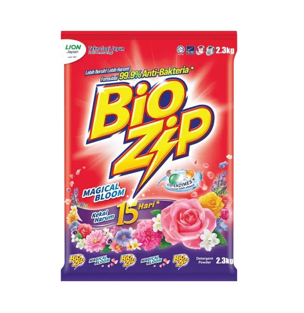 Bio Zip Laundry Powder Detergent Bouquet Scent 2.3kg