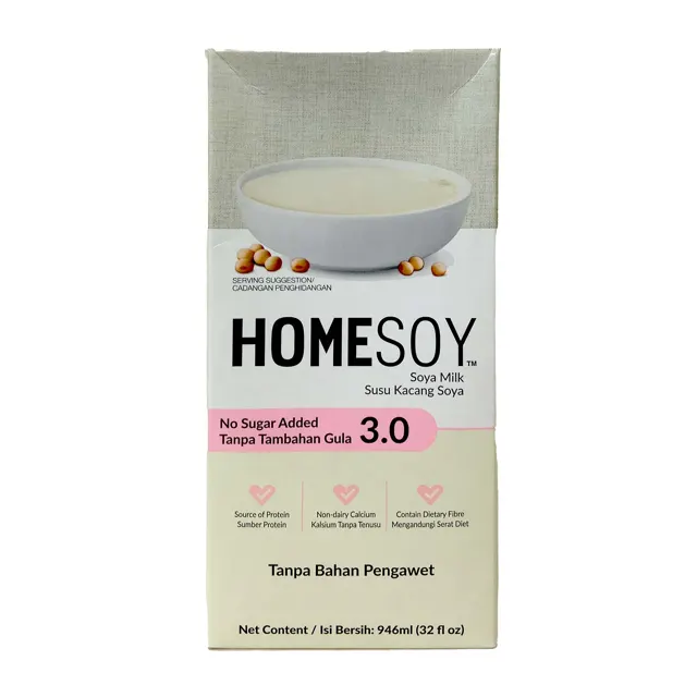 Homesoy Soya Milk Drink No Added Sugar 3.0 946ml