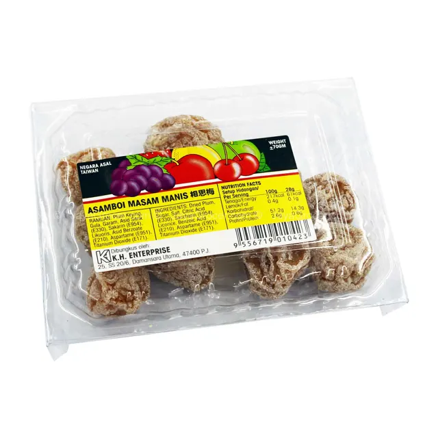 K.h Asamboi Merah (Dried Preserved Red Plum) 70g