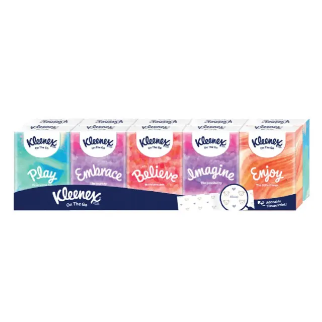 Kleenex Classic Hanky Pack 3Ply 9s 10pkt