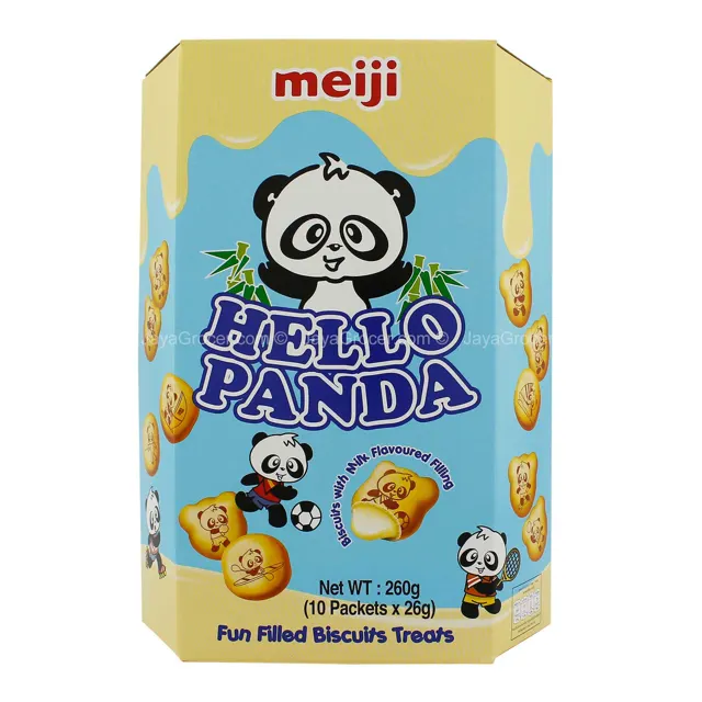 Meiji Hello Panda Choco Biscuits with Chocolate Flavoured Filling 43g