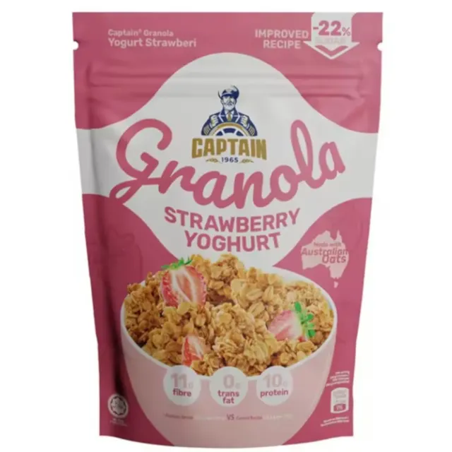 Captain Oats Granola Honey Alnond 220g
