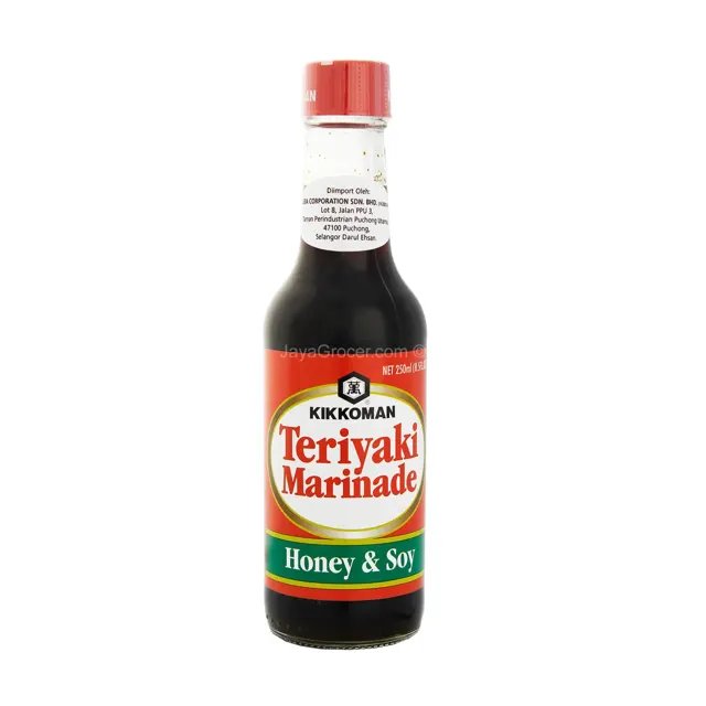 Non-Halal] Kikkoman Teriyaki Marinade Honey & Soy Sauce 250ml