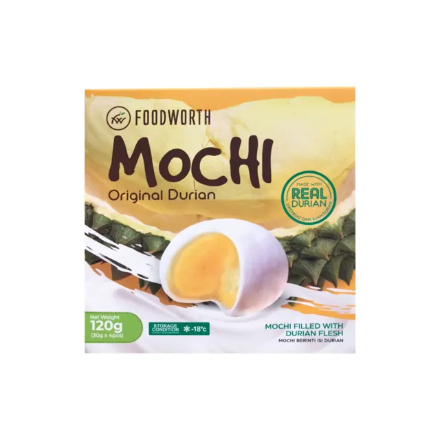 Foodworth Match Skin Durian Mochi 120g