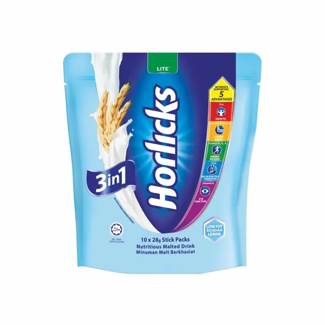 Horlicks 3 in 1 Original Nutritious Malted Drink 28g x 10