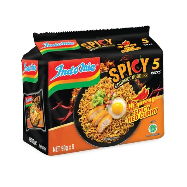 Indomie Mi Goreng Spicy Red Curry 5×90g
