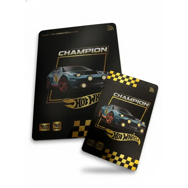 Touch N Go Card (Hot Wheels Black Car Edition) 1unit