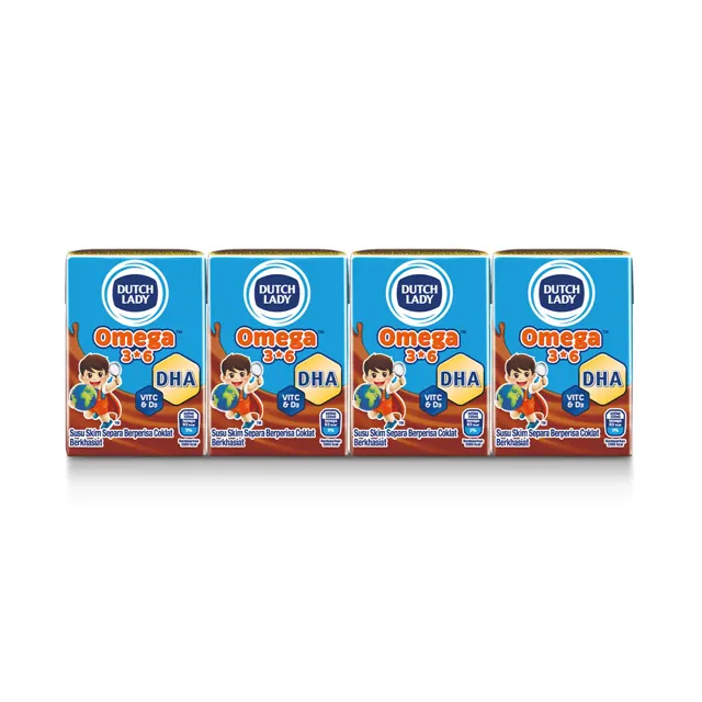 Dutch Lady Milky Marvel Chocolate Flavoured UHT Milk 125ml x 4