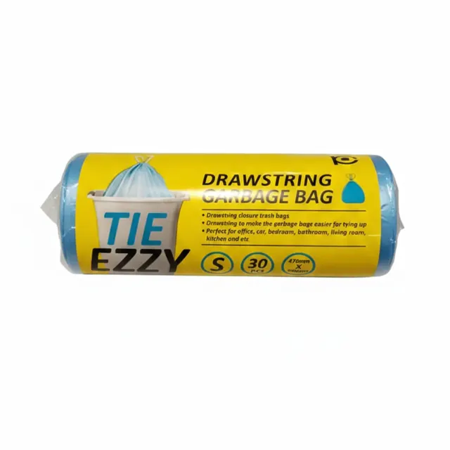 Tie Ezzy Drawstring Garbage Bag Medium 56×76cm x 20