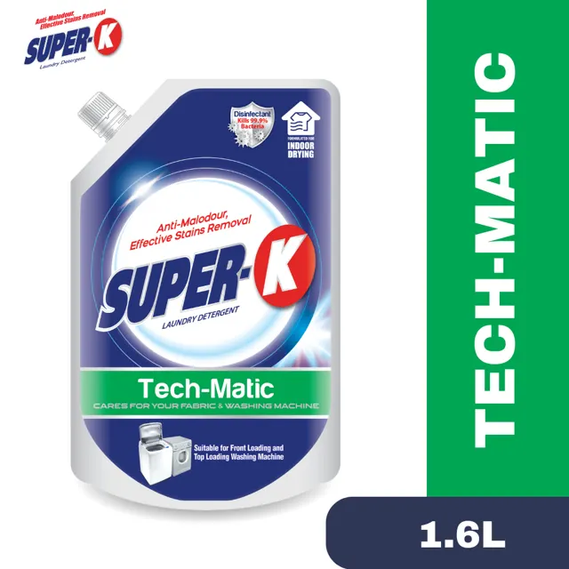 Super-K Liquid Detergent Sport and Active 1.6kg