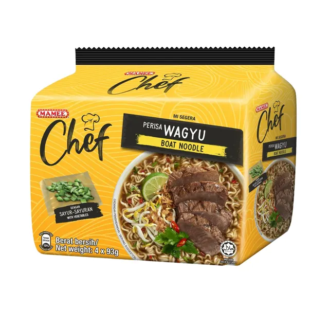 Mamee Chef Instant Ndls Wagyu Beef 4×93g