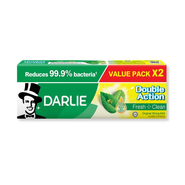 Darlie double action buy 2×225g free 1 small 75g
