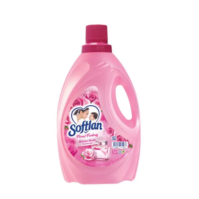 Softlan Anti Wrinkles Floral Fantasy Fabric Softener (Pink) 5L