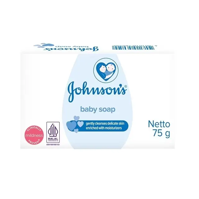 Johnsons Baby Soap 3×75g Lotion-Regular