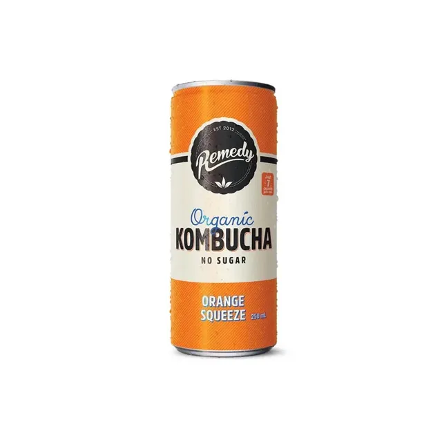 Remedy Organic Kombucha Orange Squeeze 330g