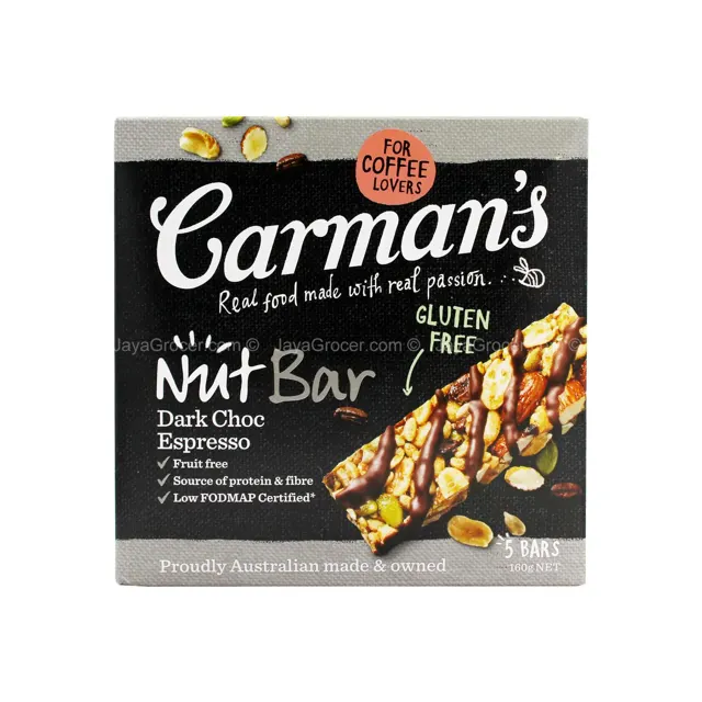 Carmans Dark Chocolate Cranberry Protein Bars 200g
