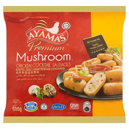 Ayamas Premium Cheese Chicken Cocktail Sausages 500g