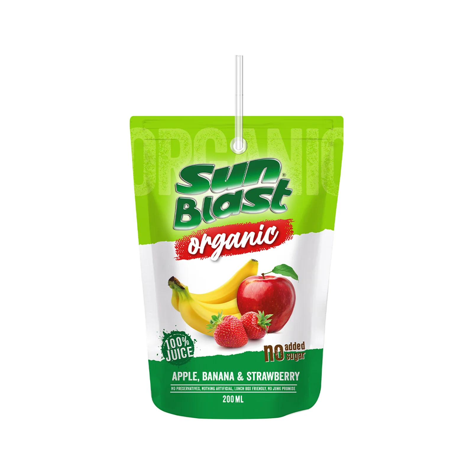 Sun Blast 100% Apple Juice No Sugar Added 200ml