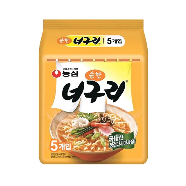 Nongshim Neoguri Ramyun Mild 5×120g