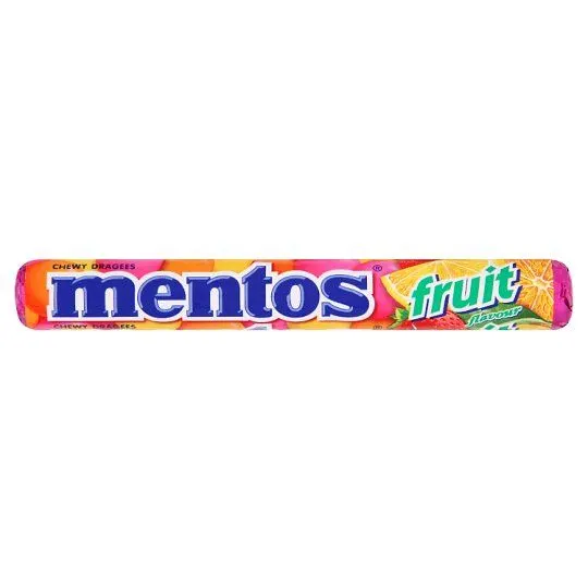 Mentos Mixed Fruit Roll Candy 37g