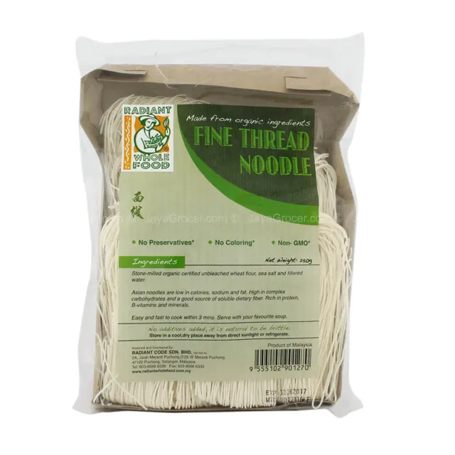 Radiant Organic Fine Noodle Threads 250g