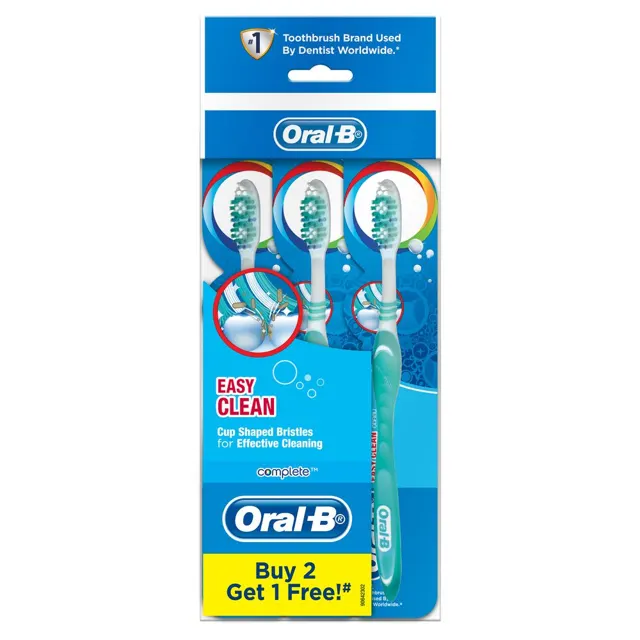 Oral-B Complete Easy Clean Black Toothbrush 5pcs/pack