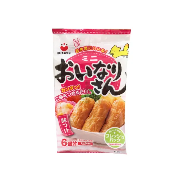 Misuzu Mini Oinari San (Seasoned Soy Bean Curd) 6pcs