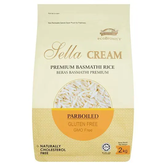 Ecobrowns Sella Cream Premium Basmathi Rice 2kg