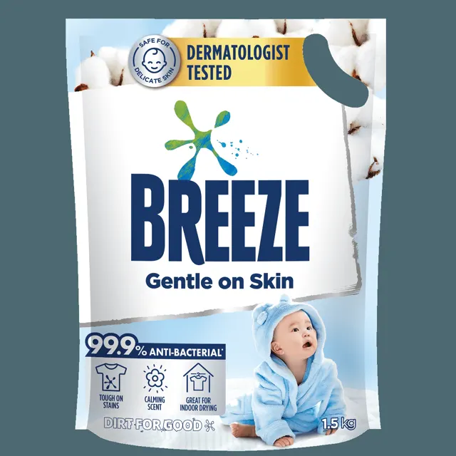 Breeze Detergent Luxury Perfume Refill Pack 1.5kg