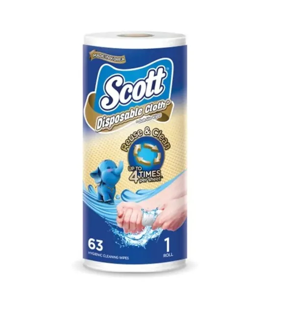 Scott Cleaning Cloth Like Wipes 63sheets x 2