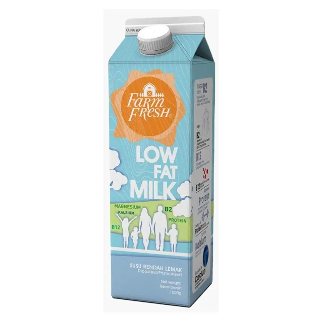 Farm Fresh Pasteurized Low Fat Milk 1kg