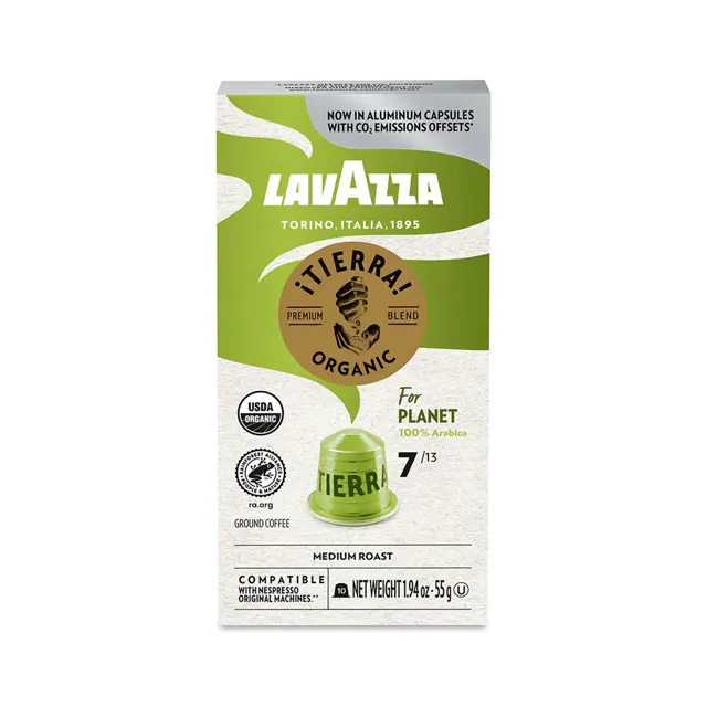 Lavazza Itierra 7 Aluminum Nespresso Compatible Capsules 55g