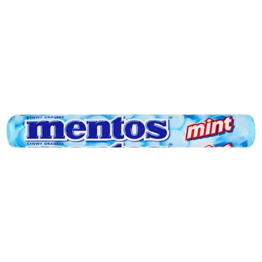 Mentos Mint Chew Dragees 37g