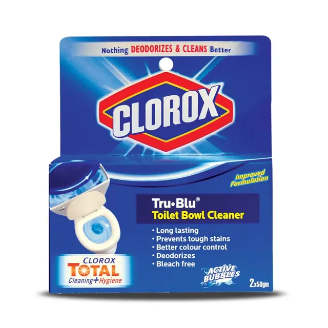 Clorox Tru Blu Toilet Bowl Cleaner 50g x 2
