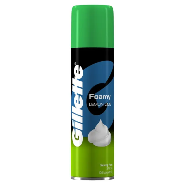 Gillette Shaving Foam in Foamy Lemon Lime 175g