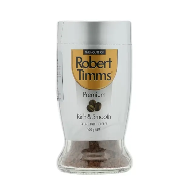 The House of Robert Timms Premium Freeze Dried Coffee Rich and Smooth 200g