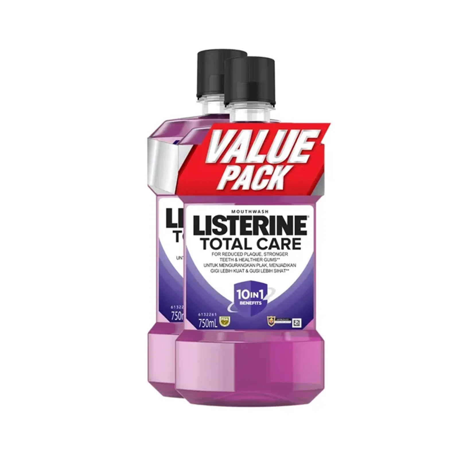 Listerine Total Care Antibacterial Mouthwash 750ml