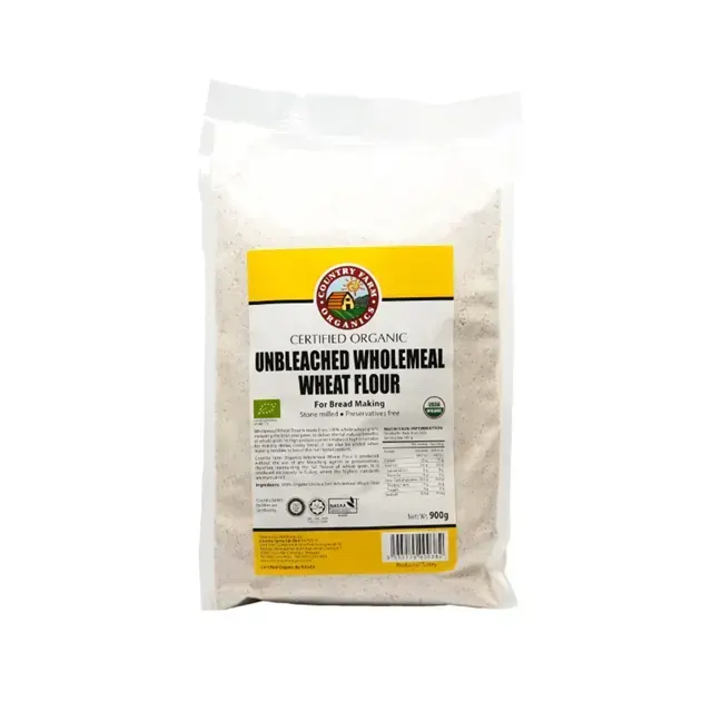 Country Farm Organic Wholemeal Wheat Flour 900g