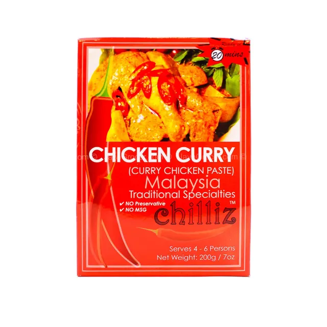 Chilliz Curry Laksa Stock Paste 200g