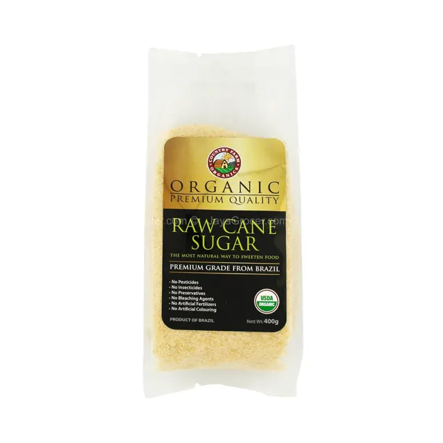 Country Farm Organic Raw Cane Sugar 400g