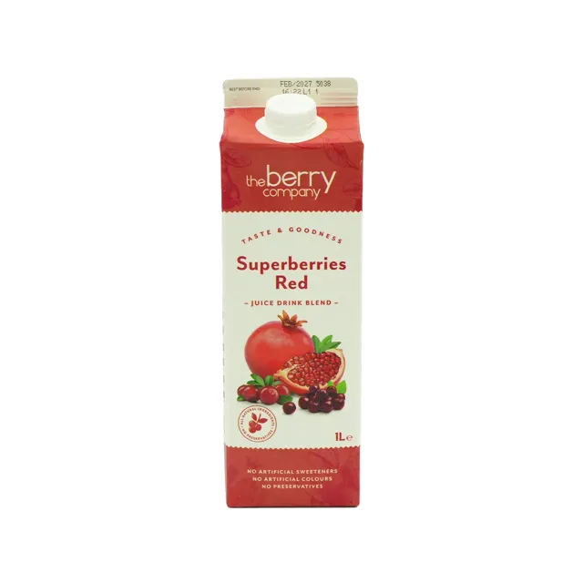 The Berry Company Pomegranate Fruit Juice 1L