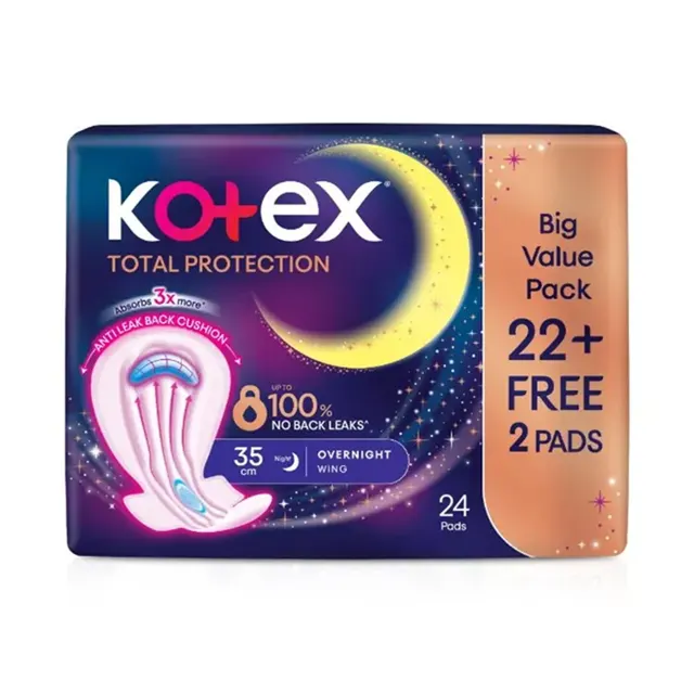 Kotex Soft and Smooth Proactive Guard Overnight Extra Long 32cm x 12sheets