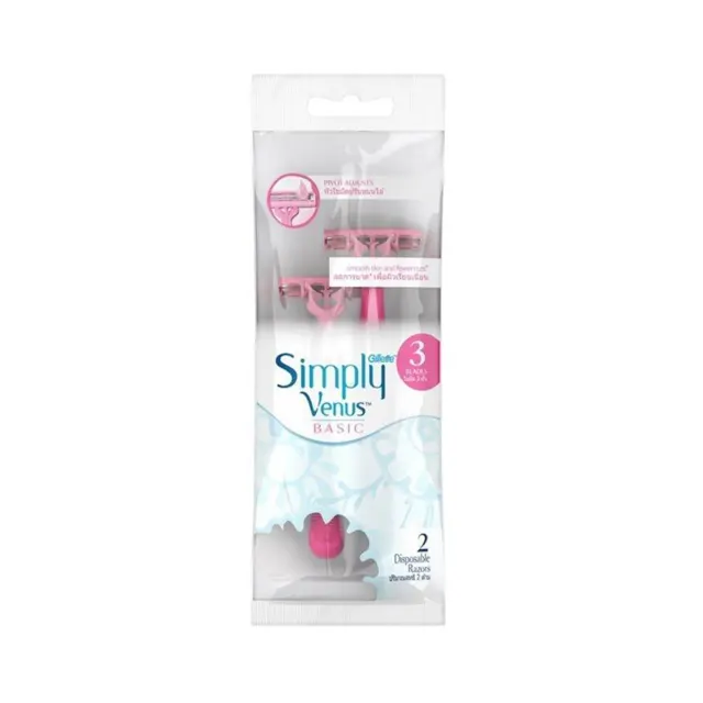 Gillette Simply Venus 3 Basic 2pcs/pack