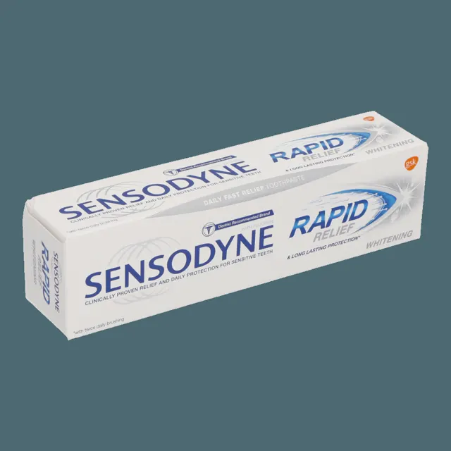 Sensodyne Rapid Relief Whitening Toothpaste 100g