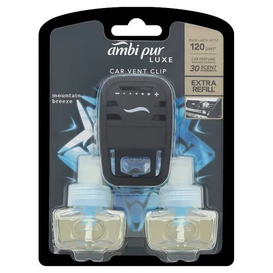 Ambi Pur Luxe Car Clip Lavender Spring Storage 7.5ml