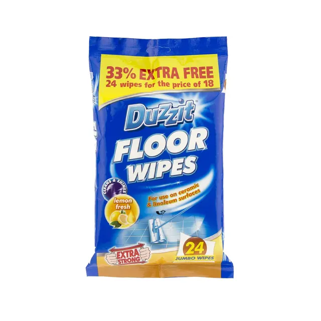 duzzit floor wet wipes 24's
