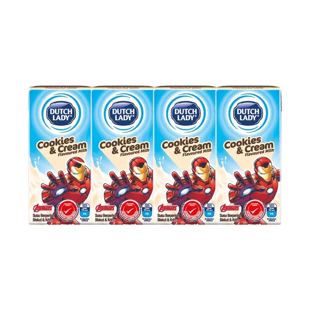 Dutch Lady UHT Cookies & Cream 180ml x 4